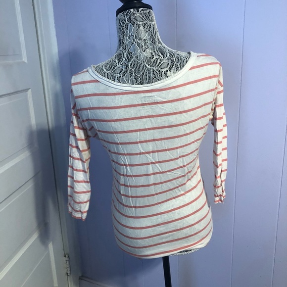 🙀last chance🙀  Aerie stripe softest-T - Picture 3 of 4